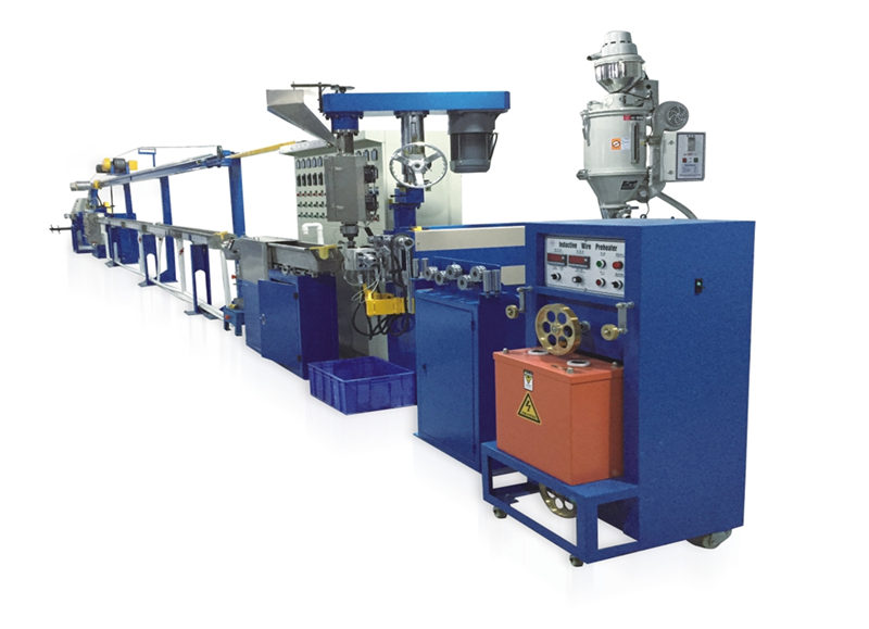 雙層共劑化學發泡電纜押出生產線